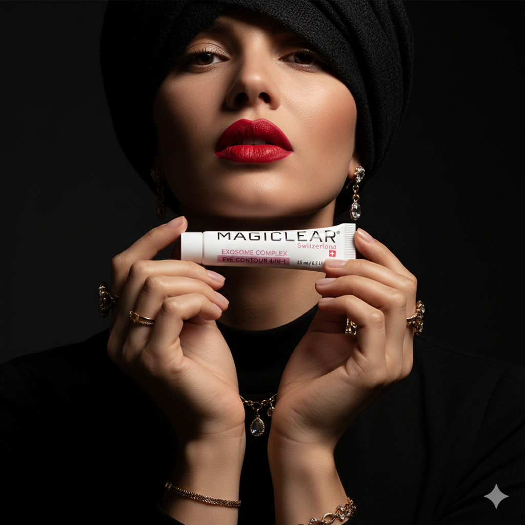 Illuminate Your Eyes: Discover Magiclear Swiss EXOSOME COMPLEX Eye Contour 4‑in‑1