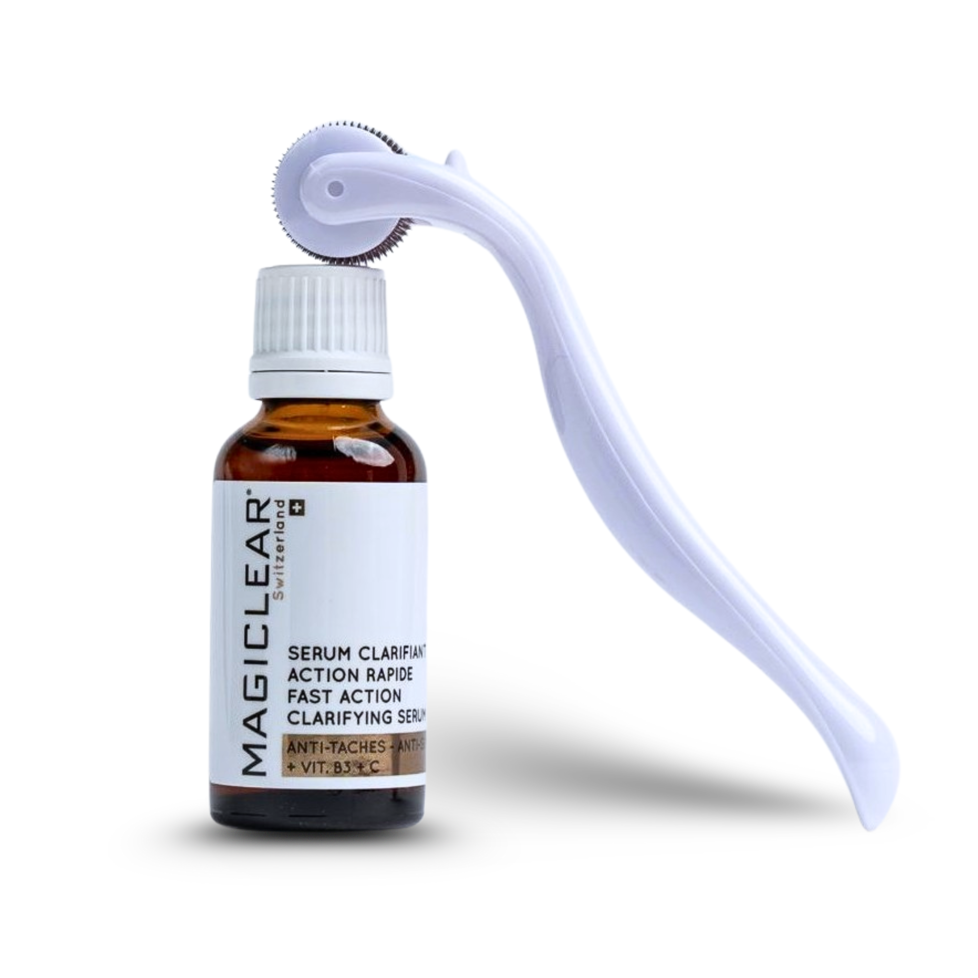 MESOCLEAR – Mesotherapy Roller + Fast Action Clarifying Serum